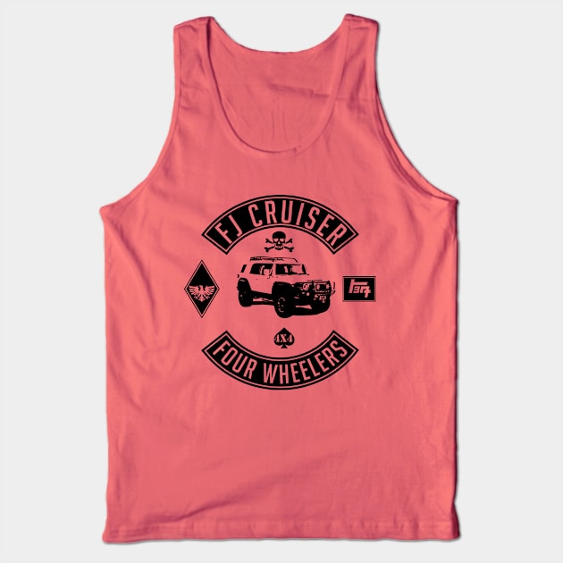 Fj Cruiser Club Shirt Tank Top by bohemiangoods
